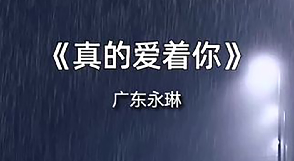 《真的爱着你》广东永琳，其实我我真的爱着你！